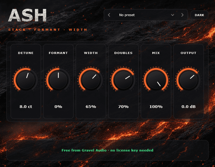 Ash plugin window