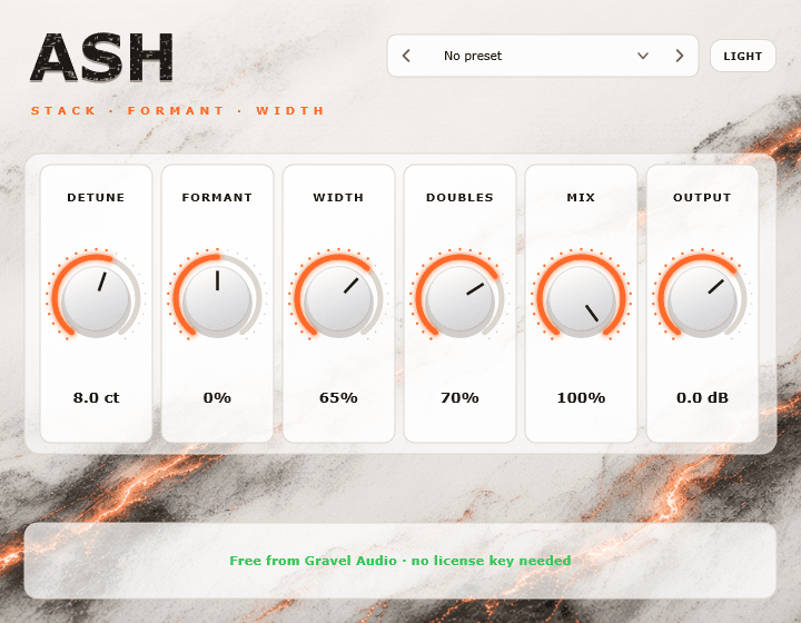 Ash plugin window
